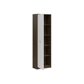 Dulap NEPO PLUS, stejar nobil/alb, PAL laminat, 60x34x197 cm