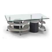 Set masuta HOUSTON OCN-37147, transparent/crom