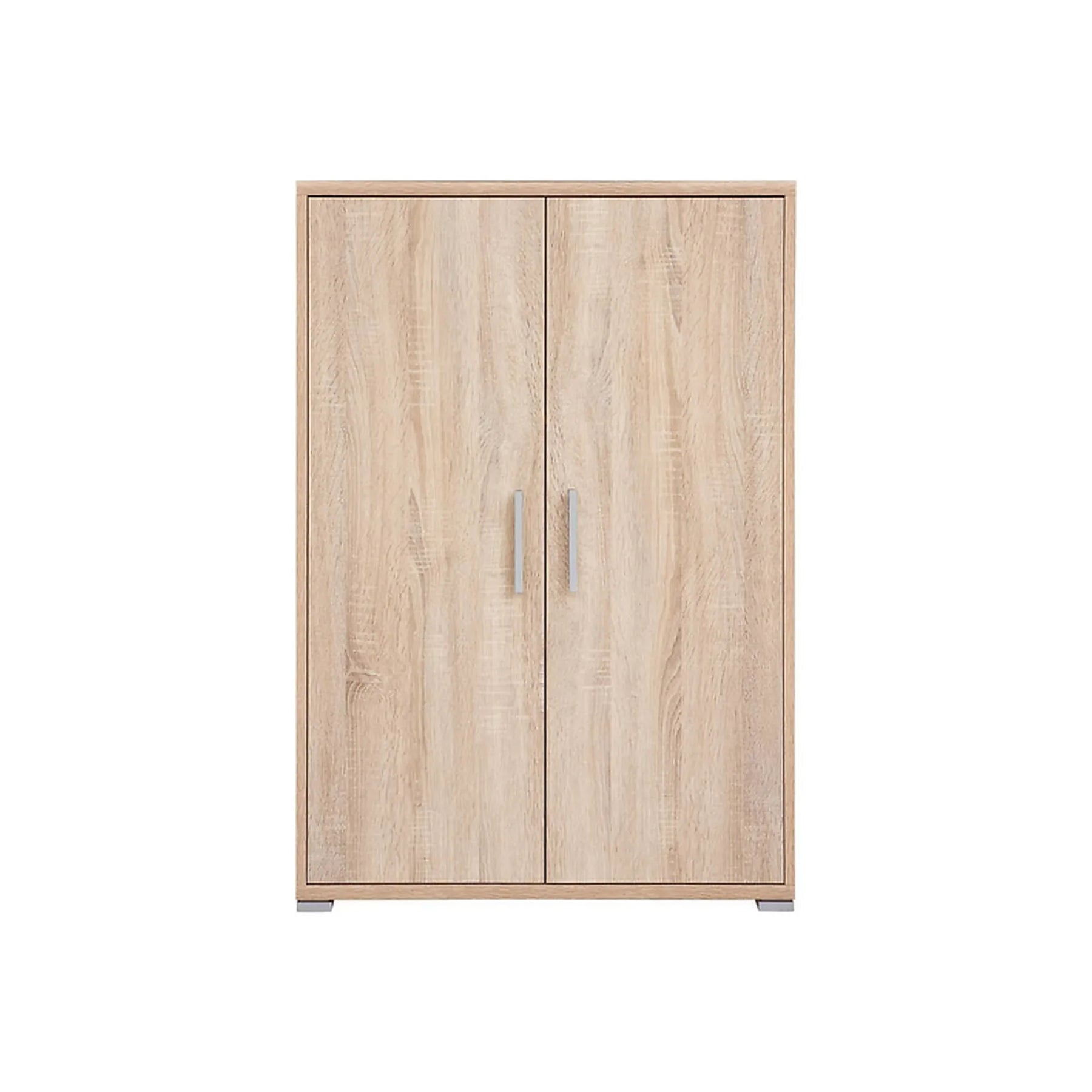 Dulap OFFICE, stejar sonoma, PAL laminat, cu 2 usi, 80x35x114 cm