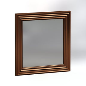Set 2 oglinzi Bale, bronz, sticla, 40x3x30 cm