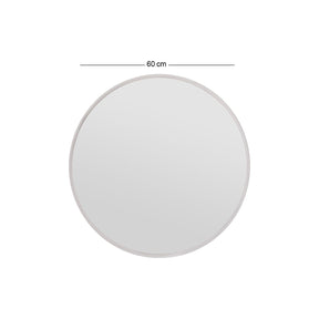 Oglinda Ozze, alb, 60x60 cm