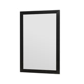Oglinda LIPA, negru, 50x2x75 cm