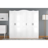 Dulap Bahar 605, alb, PAL, 175x50x188 cm