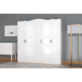 Dulap Bahar 605, alb, PAL, 175x50x188 cm