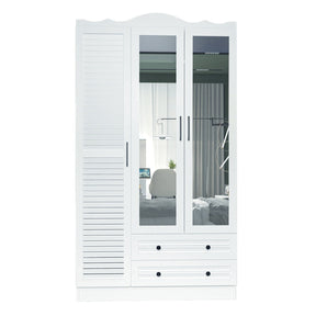 Dulap Nil 80, alb, PAL, 105x50x186 cm