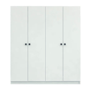 Dulap Royal 504, alb, PAL melaminat, 120x41x170 cm