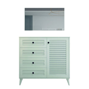 Comoda Nil 103, alb, PAL, 90x45x82 cm