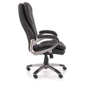 Scaun birou Preston, negru, 68x72x114/124 cm