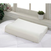 Perna Ortopedik Visko, alba, din poliuretan si burete viscoelastic, 40x60x12 cm