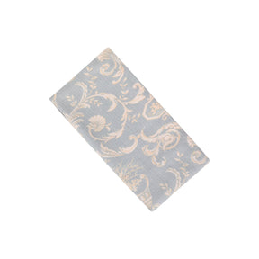 Set lenjerie pat dublu Tuval, bumbac 100%, auriu/albastru deschis, 200 x 235 cm + 2 fete de perna