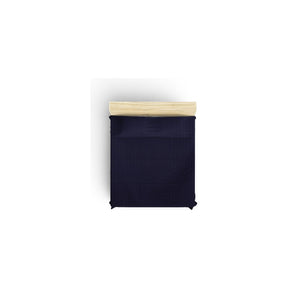 Lenjerie de pat Monart, albastru inchis, bumbac/poliester, 240x220 cm