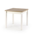 Masa clasica stejar sonoma-alb Gracjan, 80/160X80X76 CM