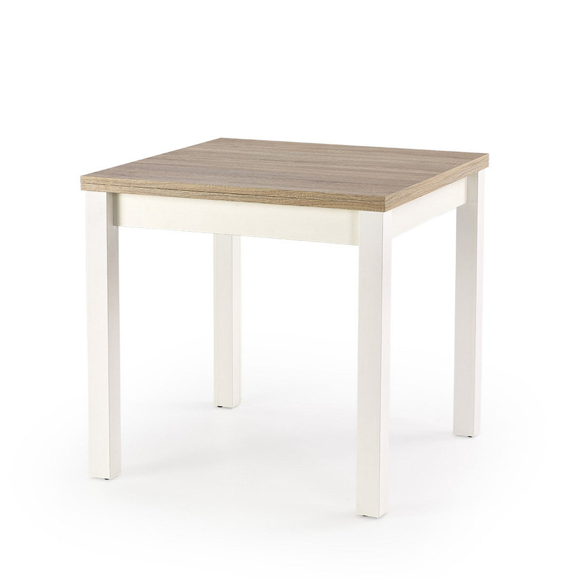 Masa clasica stejar sonoma-alb Gracjan, 80/160X80X76 CM