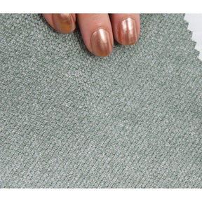 Taburet Copper 43, turcoaz, material textil/bumbac, 40x42 cm