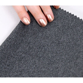 Taburet Copper 47, gri, material textil/bumbac, 40x42 cm