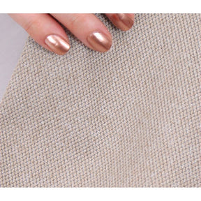 Taburet Copper 60, bej, material textil/bumbac, 40x40x42 cm