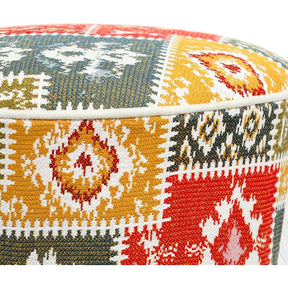 Taburet Rug, multicolor, material textil, 42x42 cm
