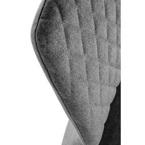 Scaun K461, stofa gri, 46x56x92 cm