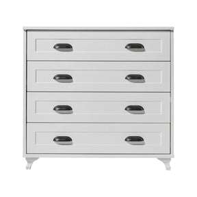 Comoda Tuvalle 046, alb, PAL, 90x41.5x86 cm