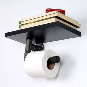 Suport hartie igienica BORURAF239, negru, 30x23x12 cm