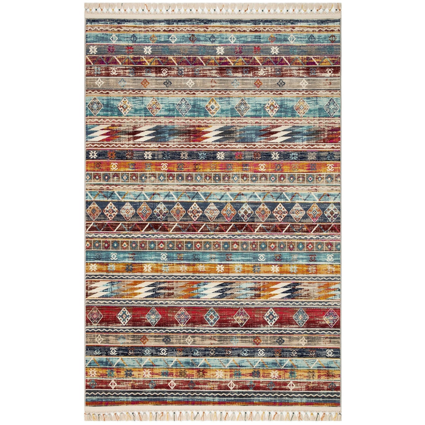 Covor Multy, 120 x 180 cm, forma dreptunghiulara, material polipropilen, multicolor