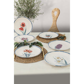 Set 6 platouri ST040406F022AD01M00MAS3T00, multicolor, ceramica 100%, 25 cm