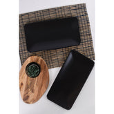 Set platou 2 buc ST032002F956A0000000AKYK00, negru, 100% gresie ceramica, 33 cm