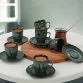 Set  de cafea TK125012FRA5A839700MACD100, verde, ceramica, 95 ml/12 cm
