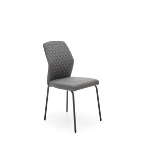 Scaun K461, stofa gri, 46x56x92 cm