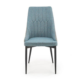 Scaun K448, gri deschis/albastru, 50x54x95 cm