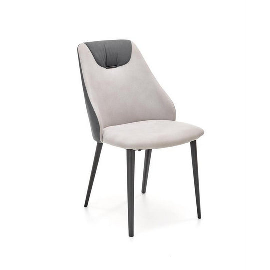 Scaun K470, stofa gri, 48x62x85 cm