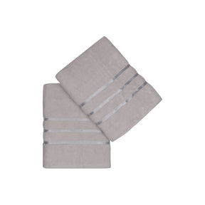 Set 2 prosoape baie Dolce, 70x140 cm, material bumbac, bej