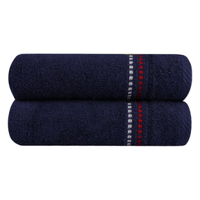 Set 2 prosoape baie Marina - Dark Blue Yelken, 50x90 cm, material bumbac, bleumarin