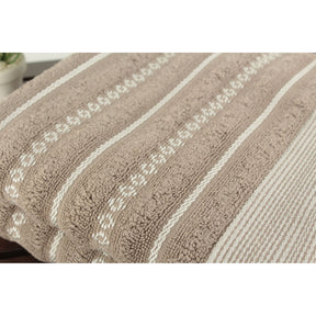 Set 2 prosoape de baie Bombeli, 50x90 cm, material bumbac, gri