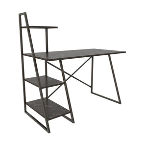 Birou Admira, negru, PAL/metal, 120x60x120 cm