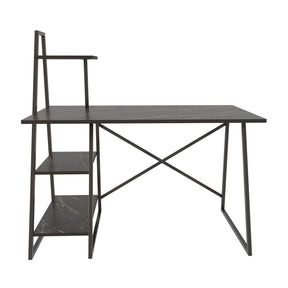 Birou Admira, negru, PAL/metal, 120x60x120 cm