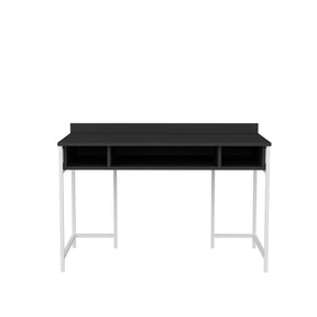 Birou Alma, alb/gri, PAL, 120x60x75 cm