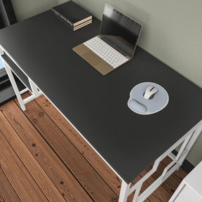 Birou Kennesaw, alb/gri antracit, PAL, 120x60x75 cm