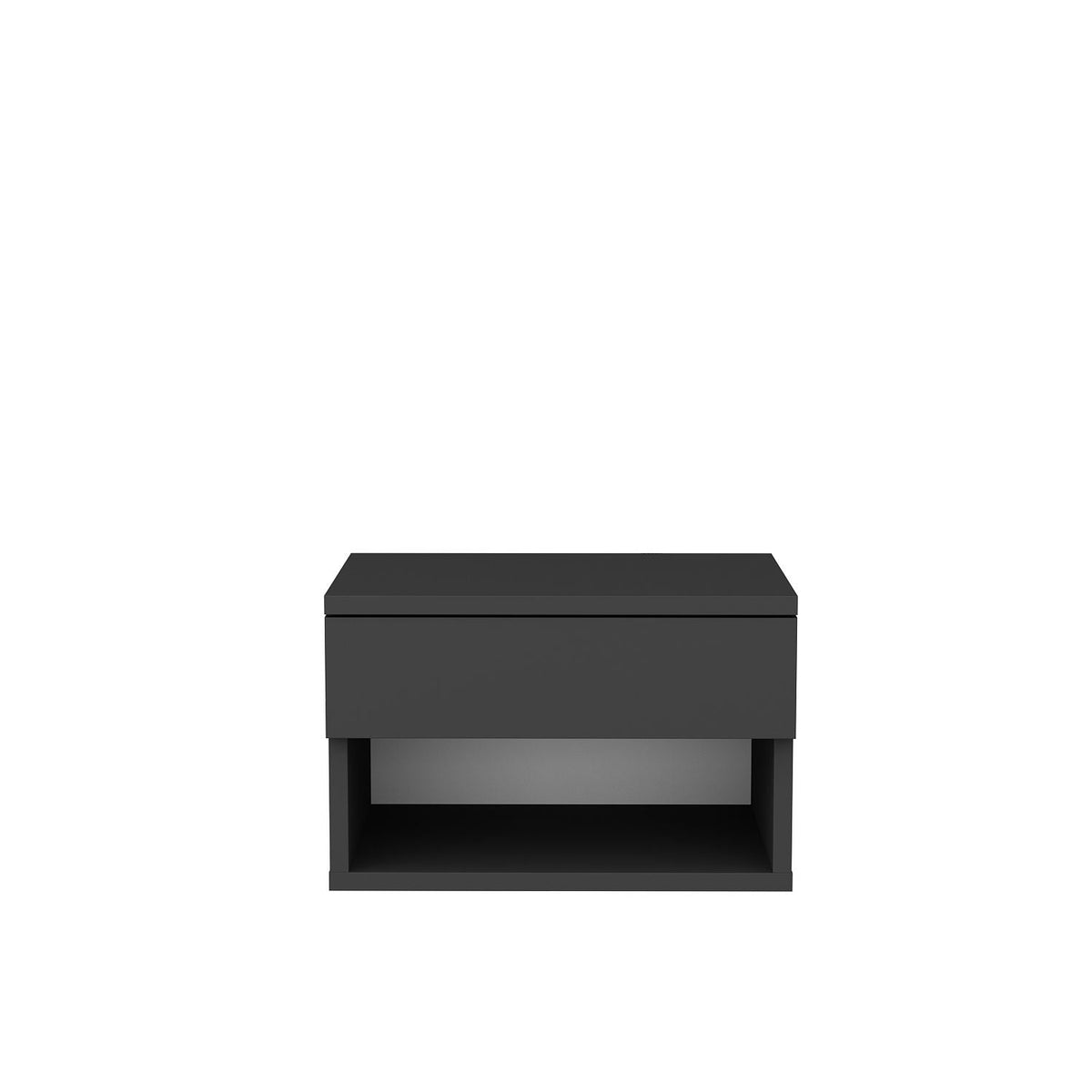 Noptiera Jamot, gri antracit, PAL, 45x29x32 cm