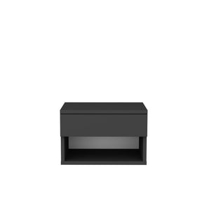 Noptiera Jamot, gri antracit, PAL, 45x29x32 cm