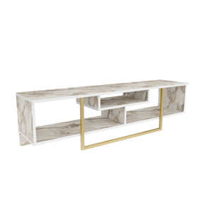 Comoda TV Asal 150, bej/alb, PAL, 150x35x40 cm