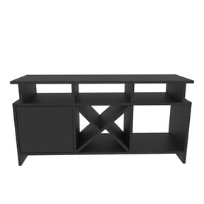 Comoda TV Auburn, gri, PAL, 120x30x61 cm
