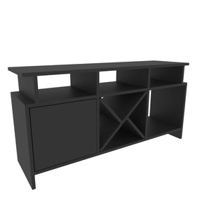 Comoda TV Auburn, gri, PAL, 120x30x61 cm