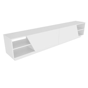 Comoda TV Rhodes, alb, PAL melaminat, 240x37x47 cm