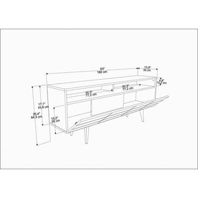 Set comoda TV si polita Ola, negru cu imprimeu marmura, PAL melaminat, 160x36x64.5 cm