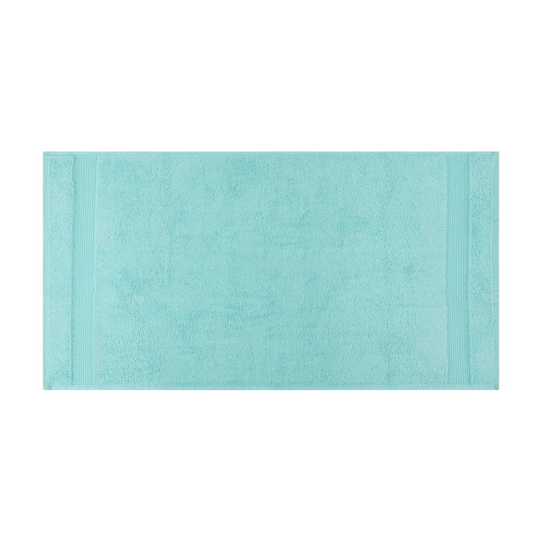 Set 4 prosoape de baie 801, albastru, bumbac 100%, 50x90 cm