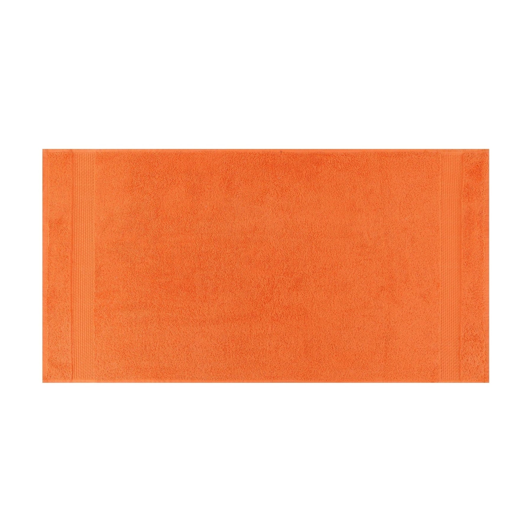 Set 4 prosoape de baie 801, portocaliu, bumbac 100%, 70x140 cm