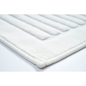 Set 2 covorase baie COTTONKT000053, 50x60/60x100 cm, forma dreptunghiulara, material bumbac, alb