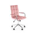 Scaun birou Gonzo 4, roz, 60x53x93/105 cm