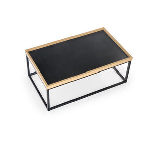 Masuta cafea VESPA, stejar/negru, 100x60x39 cm